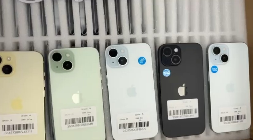 80x iPhone 15 128GB A+ Grade Mixed Colours at €370