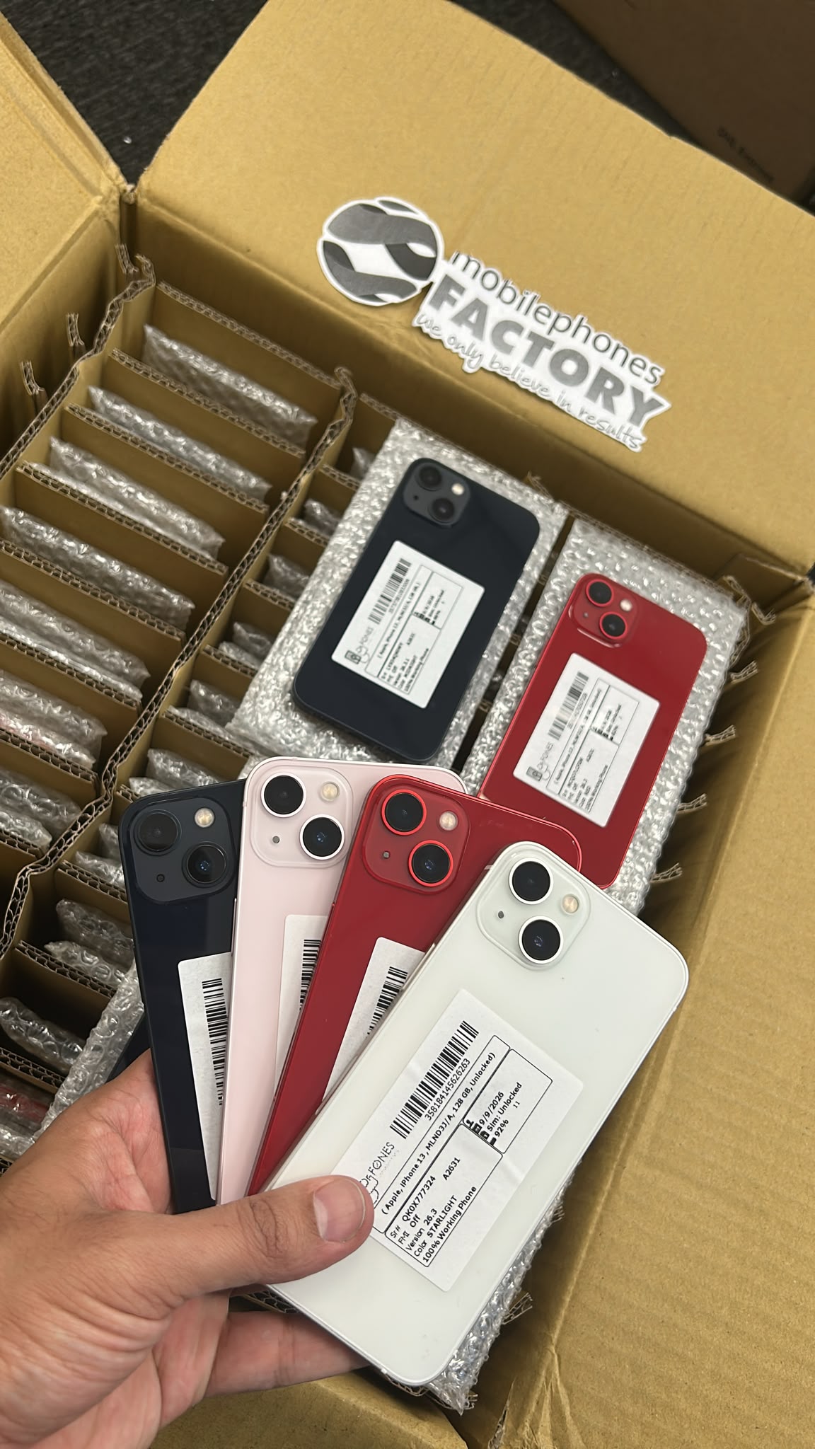 iPhone 13 128GB A/A+ Grade Wholesale Stock at €235